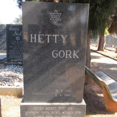GORK Hetty 1915-1982