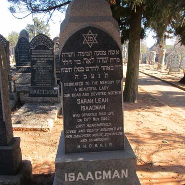 ISAACMAN Sarah Leah -1947