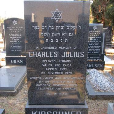 KIRSCHNER Charles Julius -1979