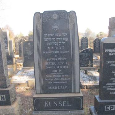 KUSSEL Bertha -1948