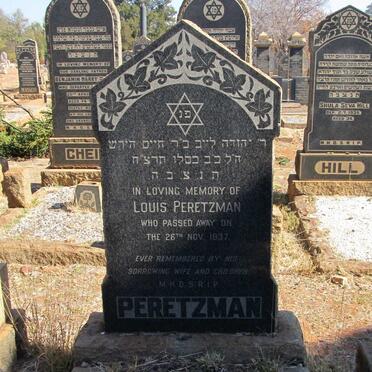 PERETZMAN Louis -1937