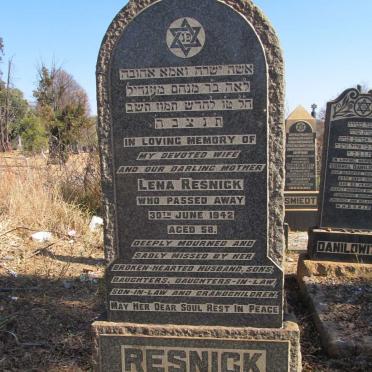 RESNICK Lena -1942
