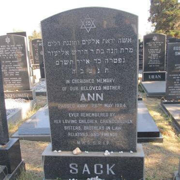 SACK Ann -1984