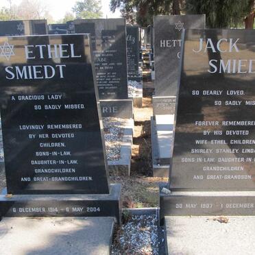 SMIEDT Jack 1907-1986 &amp; Ethel 1914-2004