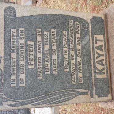 KAYAT Peter -1943