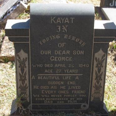 KAYAT George -1940