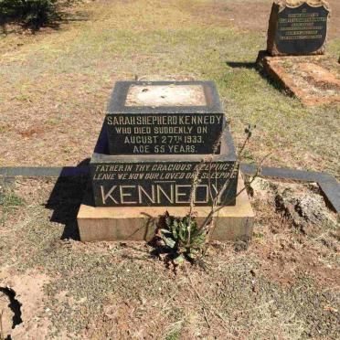 KENNEDY Sarah Shepherd -1933