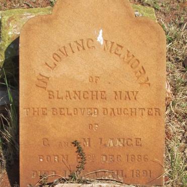 LANGE Blanche May 1886-1891