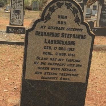 LABUSCHAGNE Gerhardus Stephanus 1913-1941
