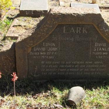LARK David Stanley -1961 :: LARK Edwin David John -1947
