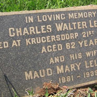 LELLYETT Charles Walter &amp; Maud Mary 1861-1939