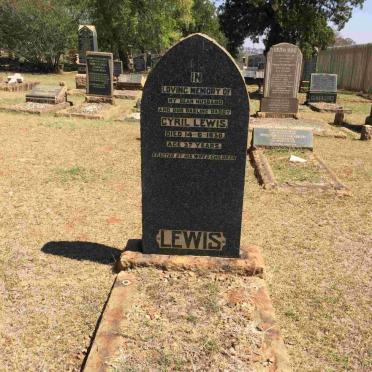 LEWIS Cyril Lewis -1930