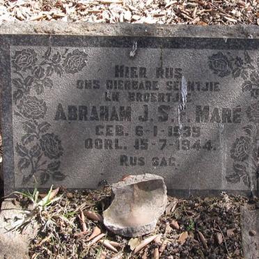 MARÉ Abraham J.S.F. 1939-1944