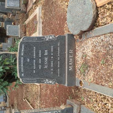 MAWER Jessie Ida 1905-1962