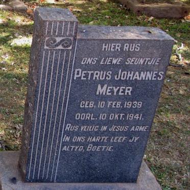 MEYER Petrus Johannes 1939-1941