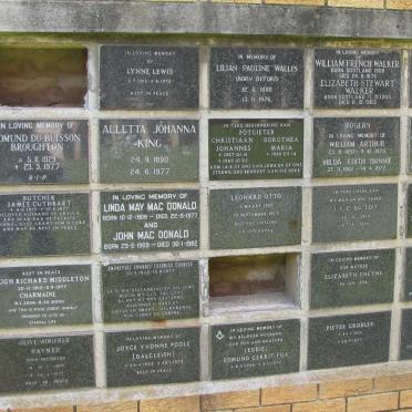 10. Memorial wall