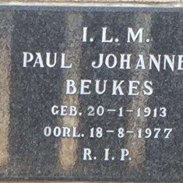 BEUKES Paul Johannes 1913-1977