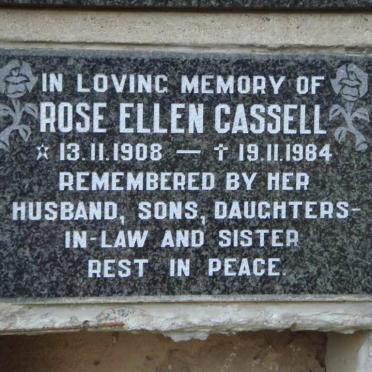 CASSELL Rose Ellen 1908-1984