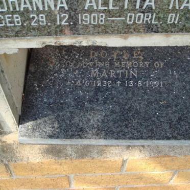 DOYLE Martin 1932-1991
