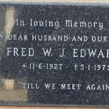 EDWARDS Fred W.J. 1927-1975