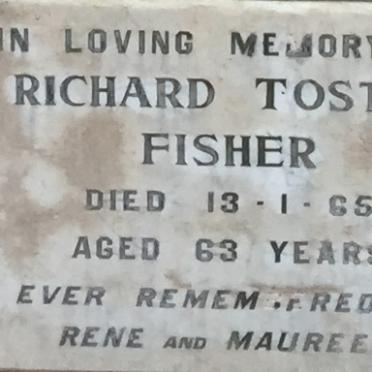 FISHER Richard Tosten -1965