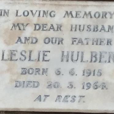 HULBERT Leslie 1915-1964