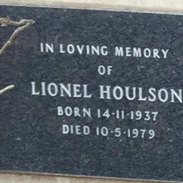 HOULSON Lionel 1937-1979