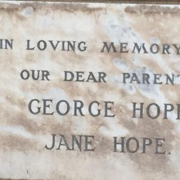 HOPE George &amp; Jane