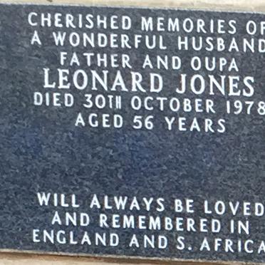 JONES Leonard -1978