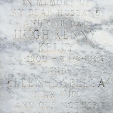 KELLY Hugh Kenny 1900-1963 &amp; Ellen Isabella 1904-1985