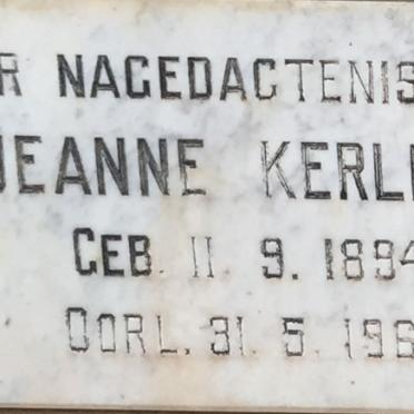 KERLING Jeanne 1894-1967