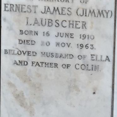 LAUBSCHER Ernest James 1910-1963