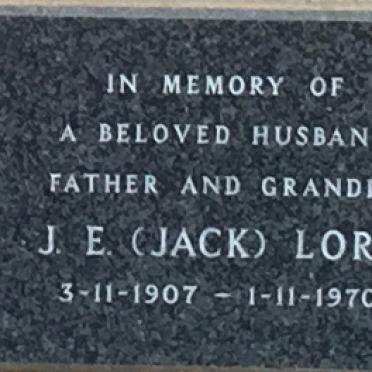 LORD J.E. 1907-1970