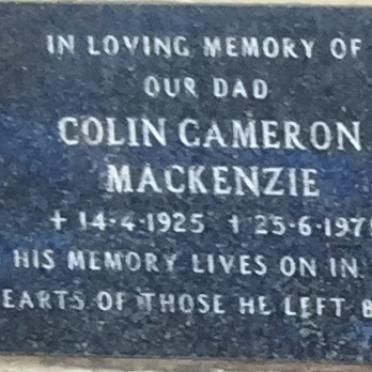 MACKENZIE Colin Cameron 1925-1978
