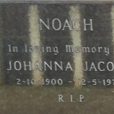 NOACH Johanna Jacoba 1900-1974