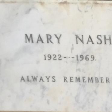 NASH Mary 1922-1969