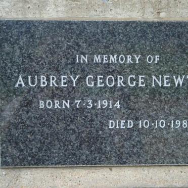 NEWTON Aubrey George 1914-1983