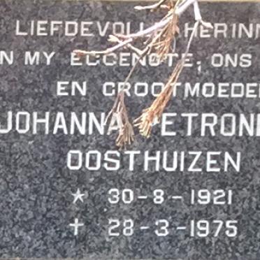 OOSTHUIZEN Johanna Petronella 1921-1975