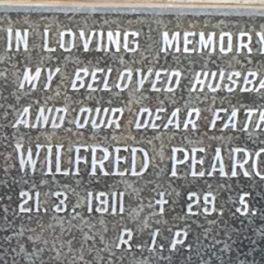 PEARCE Wilfred 1911-1975