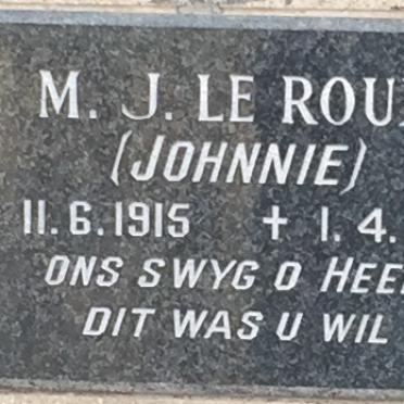 ROUX M.J., le 1915-1976