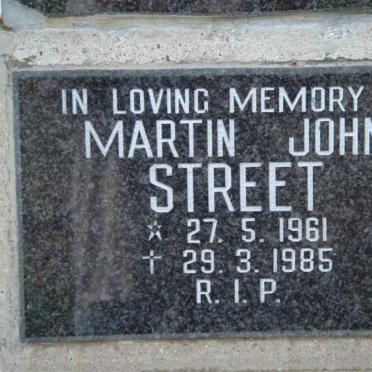 STREET Martin John 1961-1985