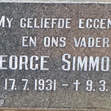 SIMMONDS George 1931-1973