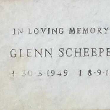 SCHEEPERS Glenn 1949-1979