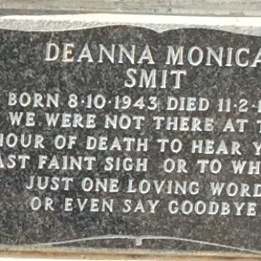 SMIT Deanna Monica 1943-1978