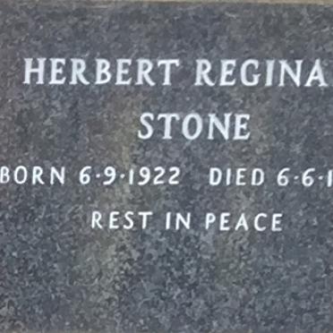 STONE Herbert Reginald 1922-1977