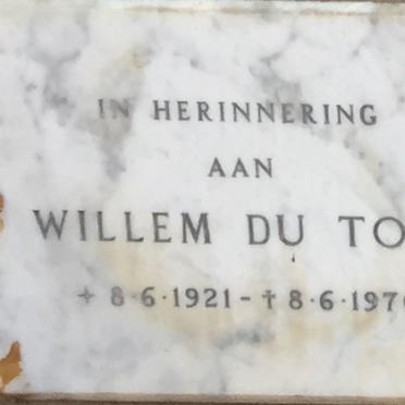 TOIT Willem, du 1921-1970