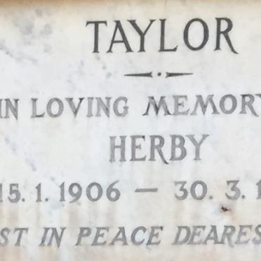 TAYLOR Herby 1906-1962