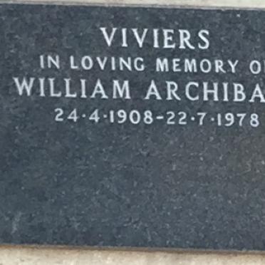 VIVIERS William Archibald 1908-1978