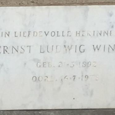 WINTER Ernst Ludwig 1902-1978