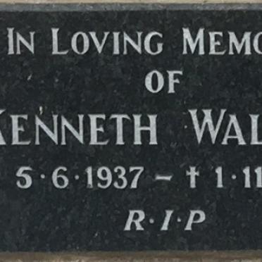 WALKER Kenneth 1937-1974